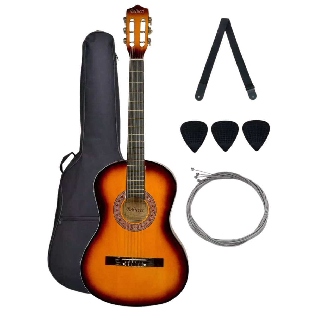 Классическая гитара Комплект Belucci BC3805 SET SB
