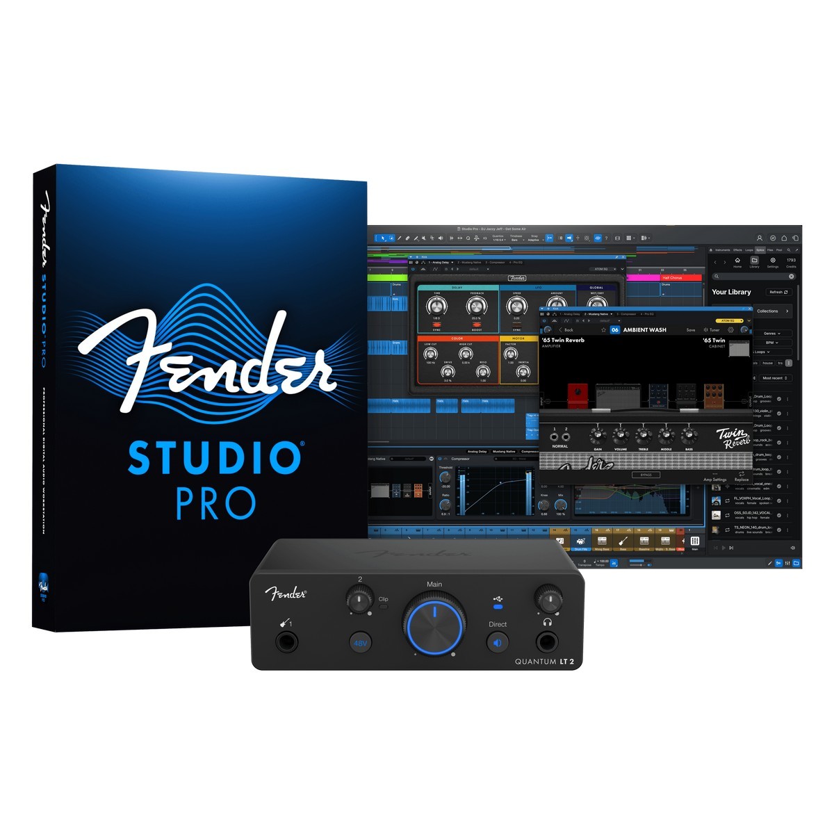 Аудиоинтерфейс FENDER QUANTUM LT2