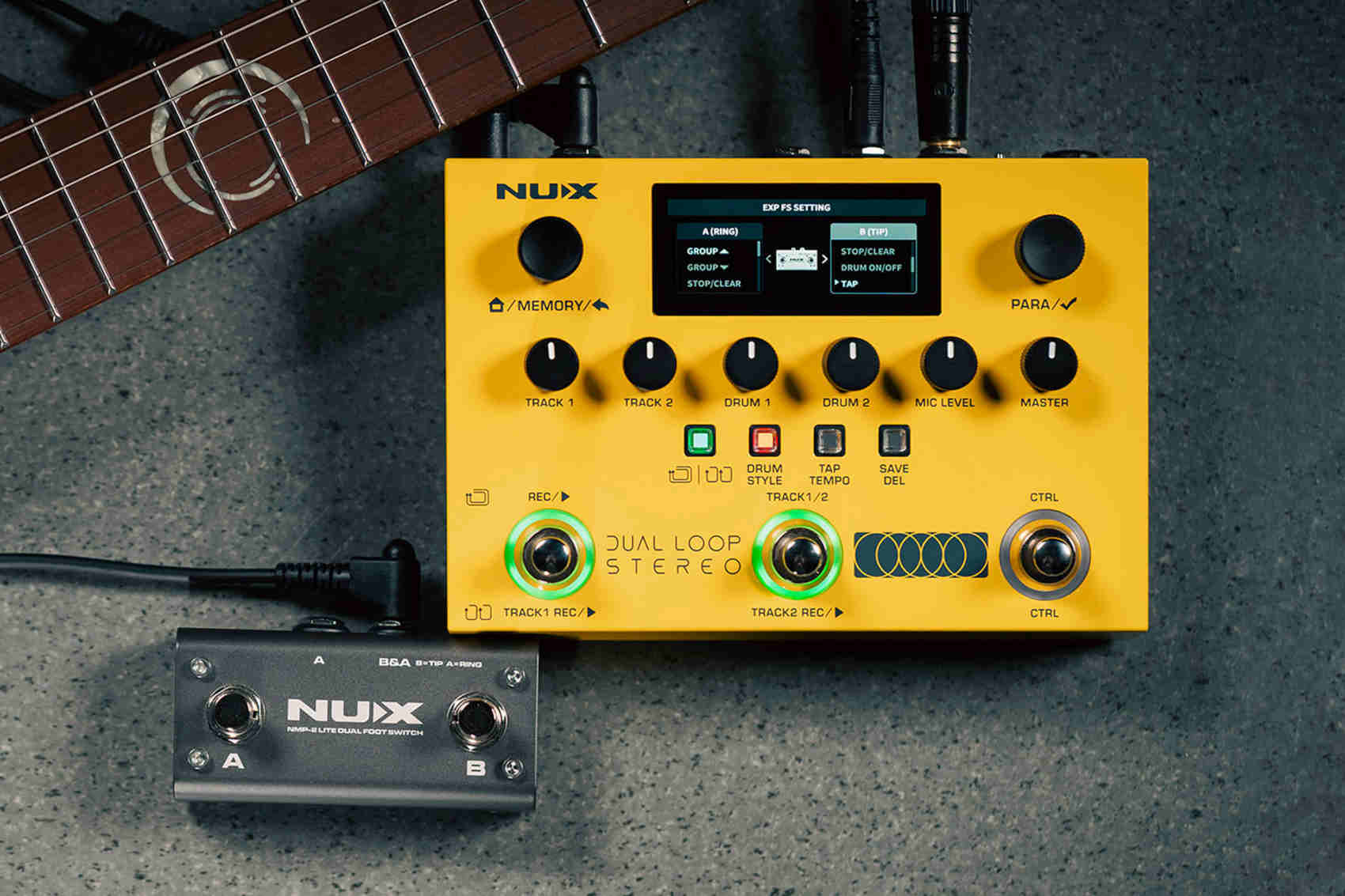 Педаль эффектов NUX NML-3DLS Dual Loop Stereo