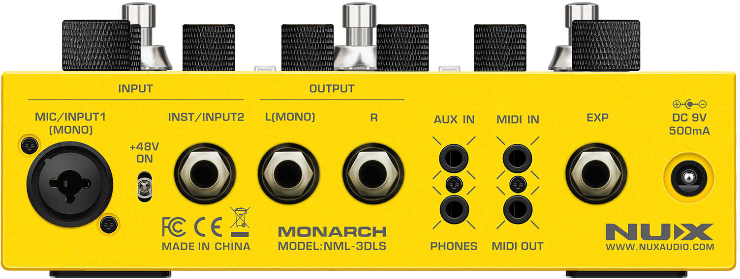 Педаль эффектов NUX NML-3DLS Dual Loop Stereo