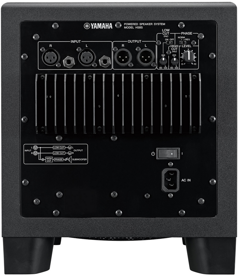 Студийный мониторный сабвуфер Yamaha HS8S