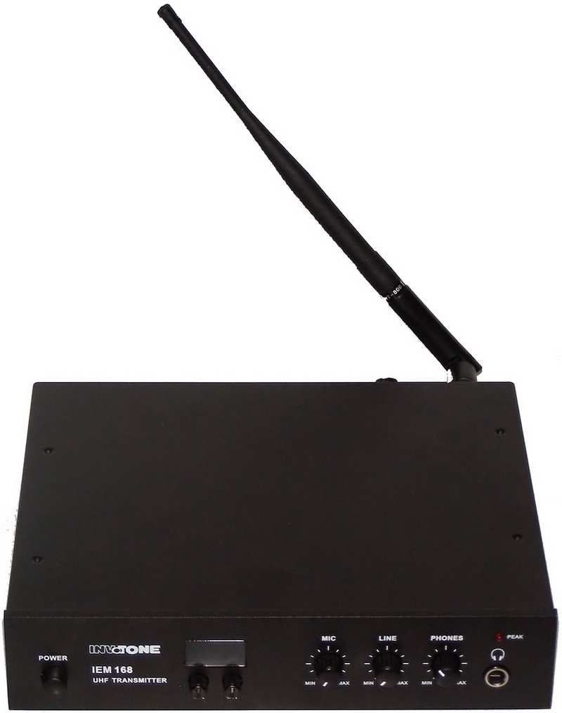Передатчик мониторный INVOTONE IEM168 UHF 863-865 МГц.