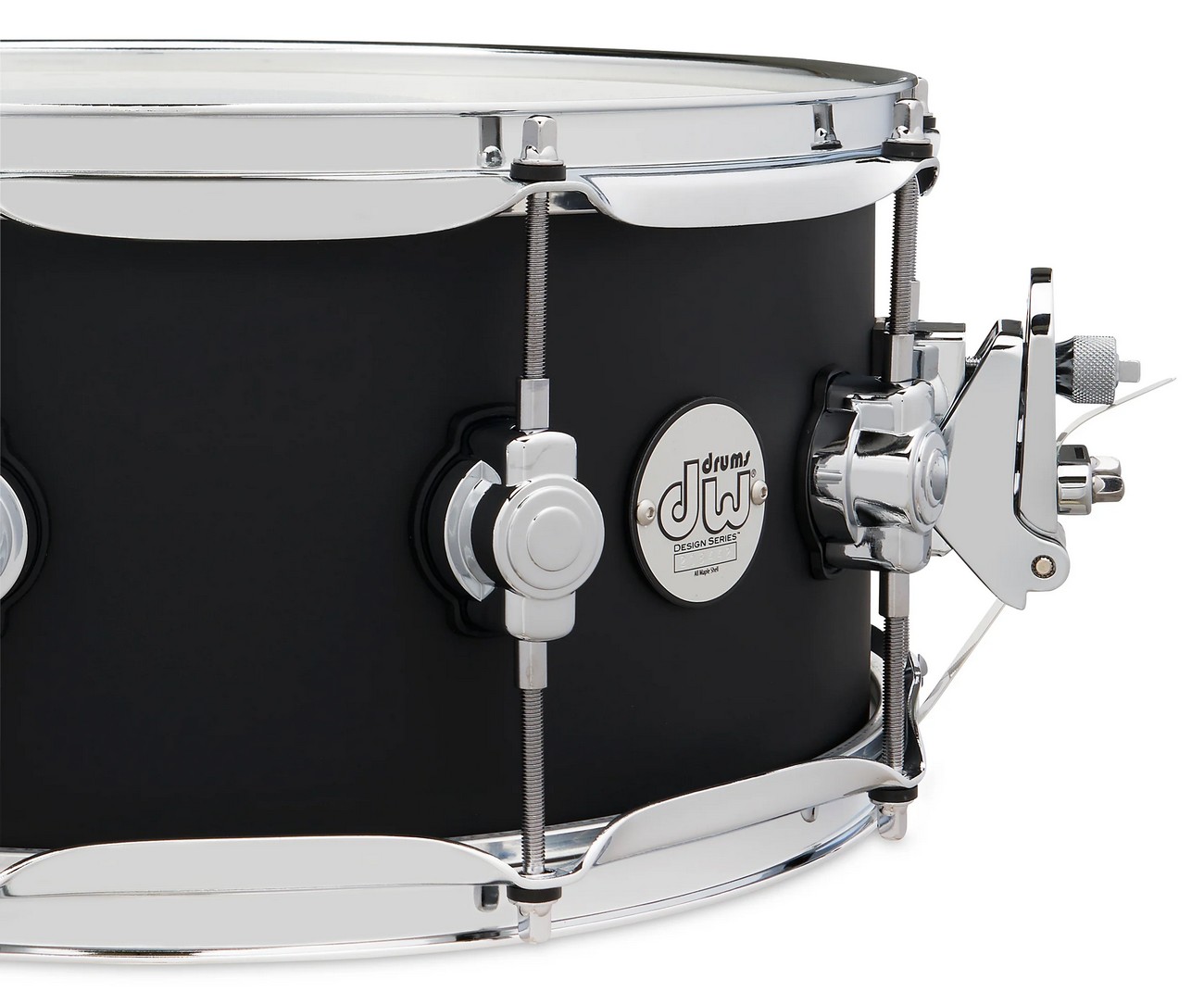 Малый барабан Drum Workshop DDLM0614SSBL Design Series
