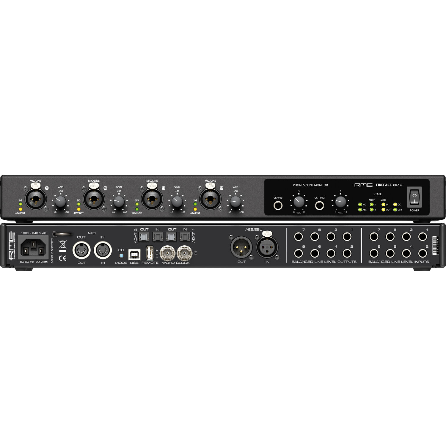 Аудиоинтерфейс RME Fireface 802 FS Anniversary Edition