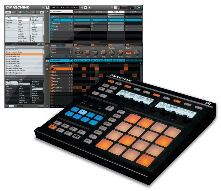 MIDI контроллер Native Instruments Maschine RF