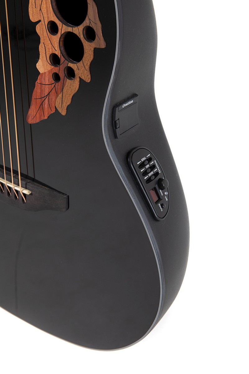 Электроакустическая леворукая гитара OVATION CE44L-5 Celebrity Elite Mid Cutaway Black