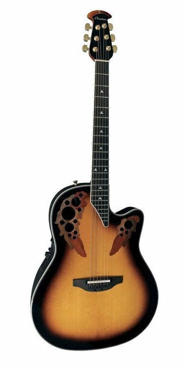 Электроакустическая гитара OVATION 2078AX-1 Elite Deep Contour Cutaway Sunburst