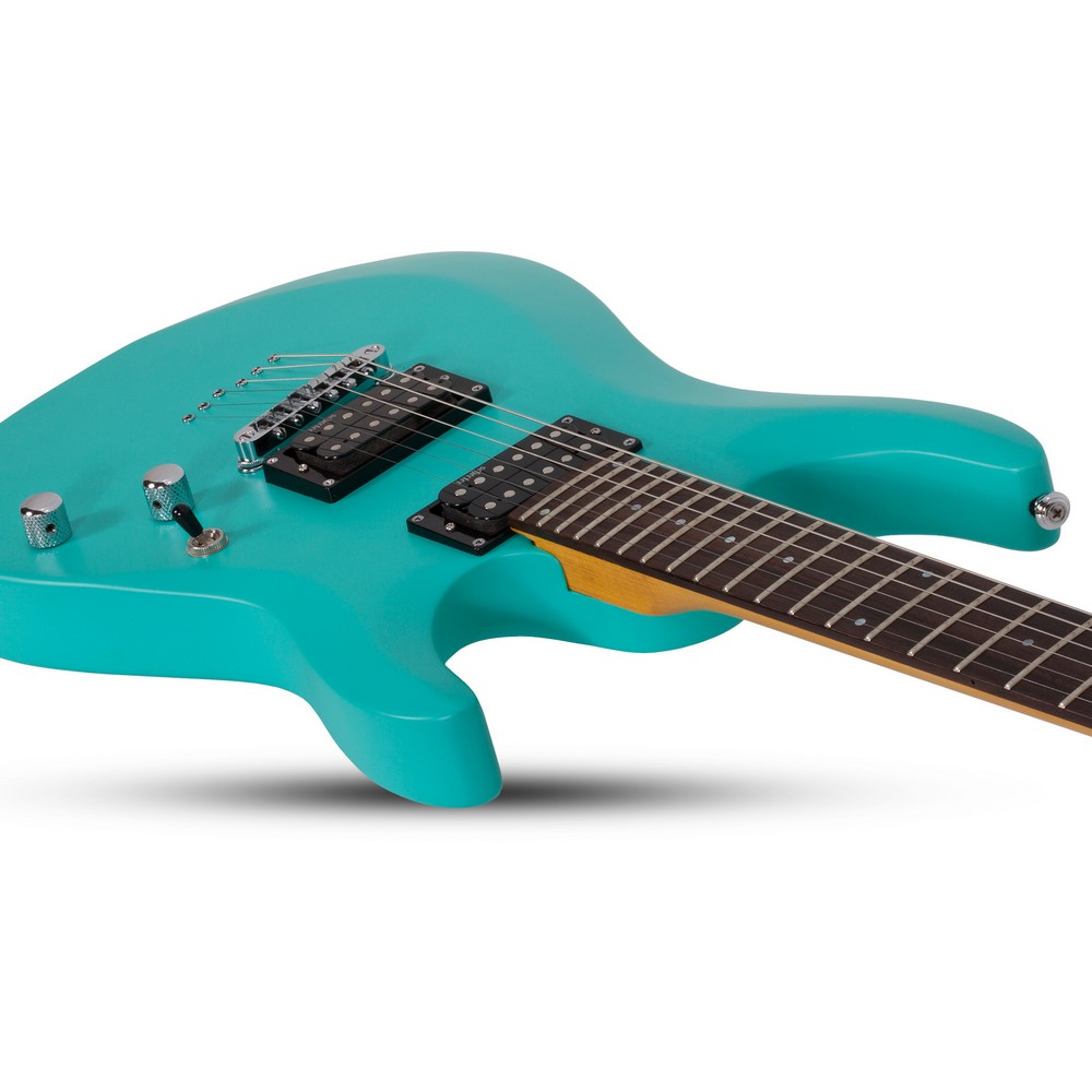 Электрогитара Schecter C-6 Deluxe SAQ Satin Aqua