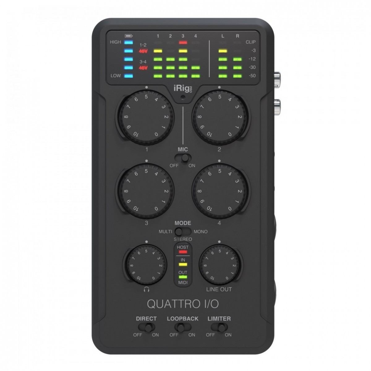Аудиоинтерфейс IK Multimedia IRIG-Pro-QUATTRO-IN