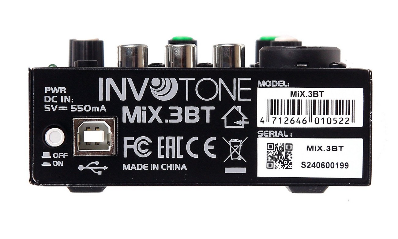 Микшер Invotone MiX3BT