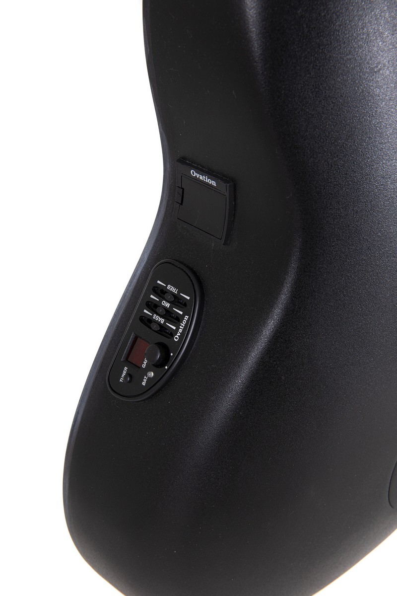 Электроакустическая леворукая гитара OVATION CE44L-5 Celebrity Elite Mid Cutaway Black