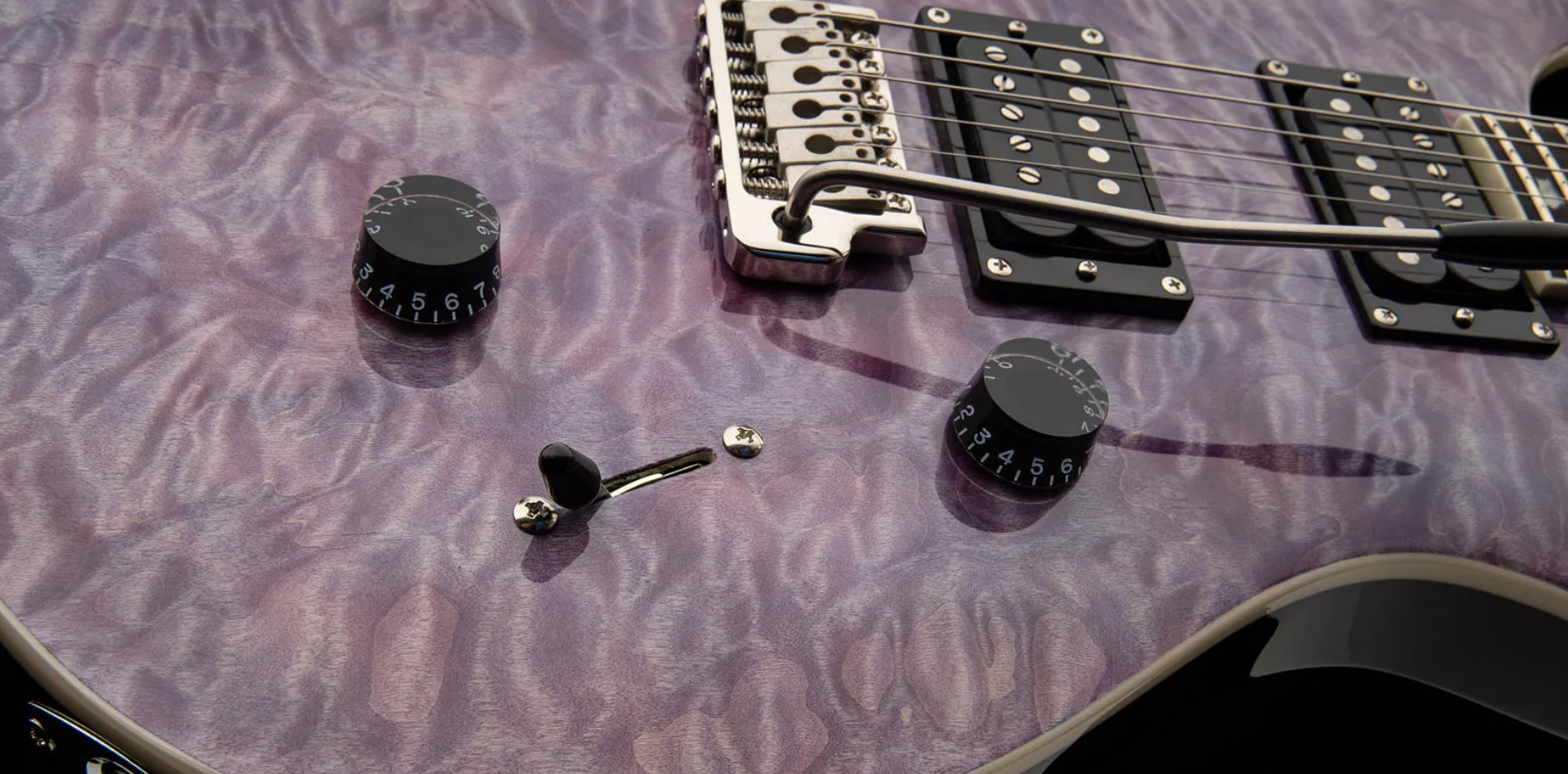 Электрогитара PRS SE Custom 24 Quilt Violet