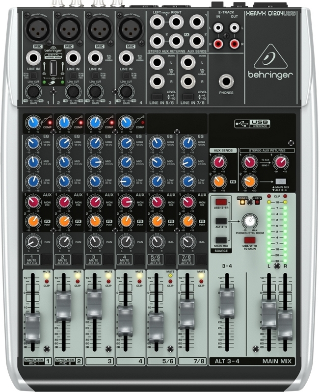 Микшер Behringer Q1204USB