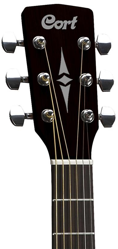 Электроакустическая гитара Cort AF510E-BKS Standard Series