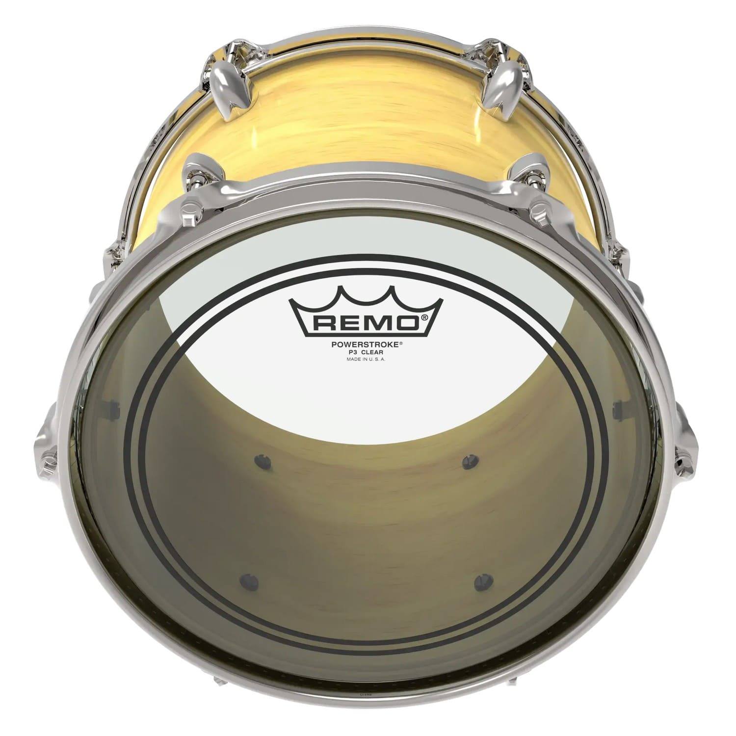 Пластик для барабана REMO P3-0314-BP BATTER POWERSTROKE 3 CLEAR