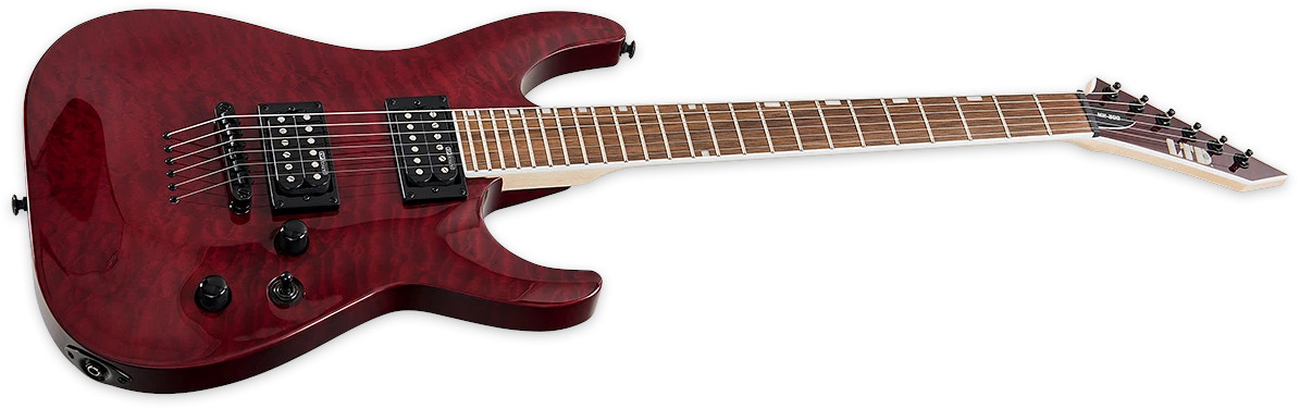 Электрогитара ESP LTD MH-200QM NT SEE THRU Black Cherry