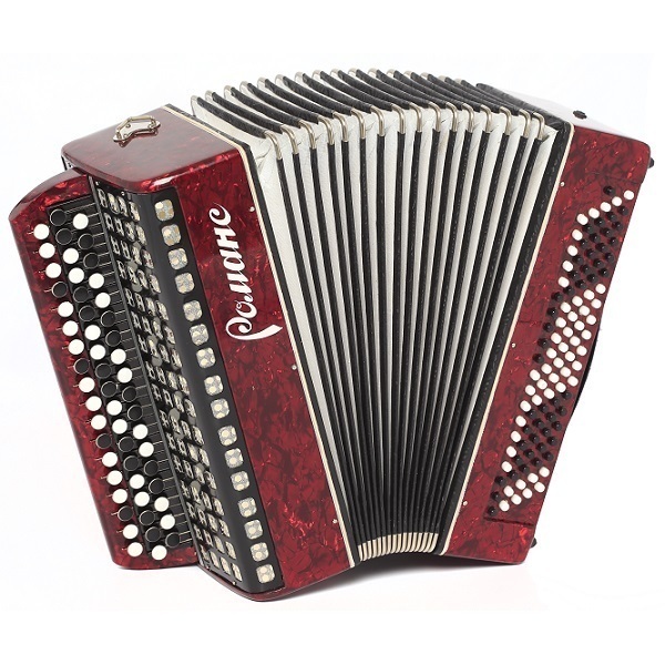 Баян Шуйский B9-RED «Романс» 55x100-II красный