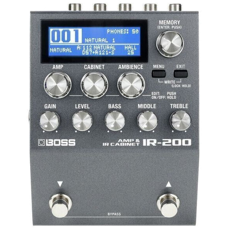 Педаль эффектов Boss IR-200 Amp & IR Cabinet