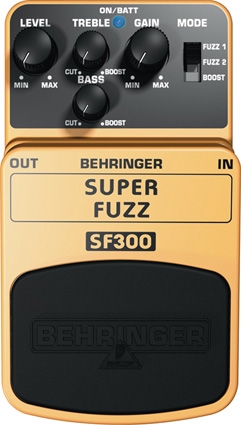 3-режимная педаль эффектов фуза BEHRINGER SF300