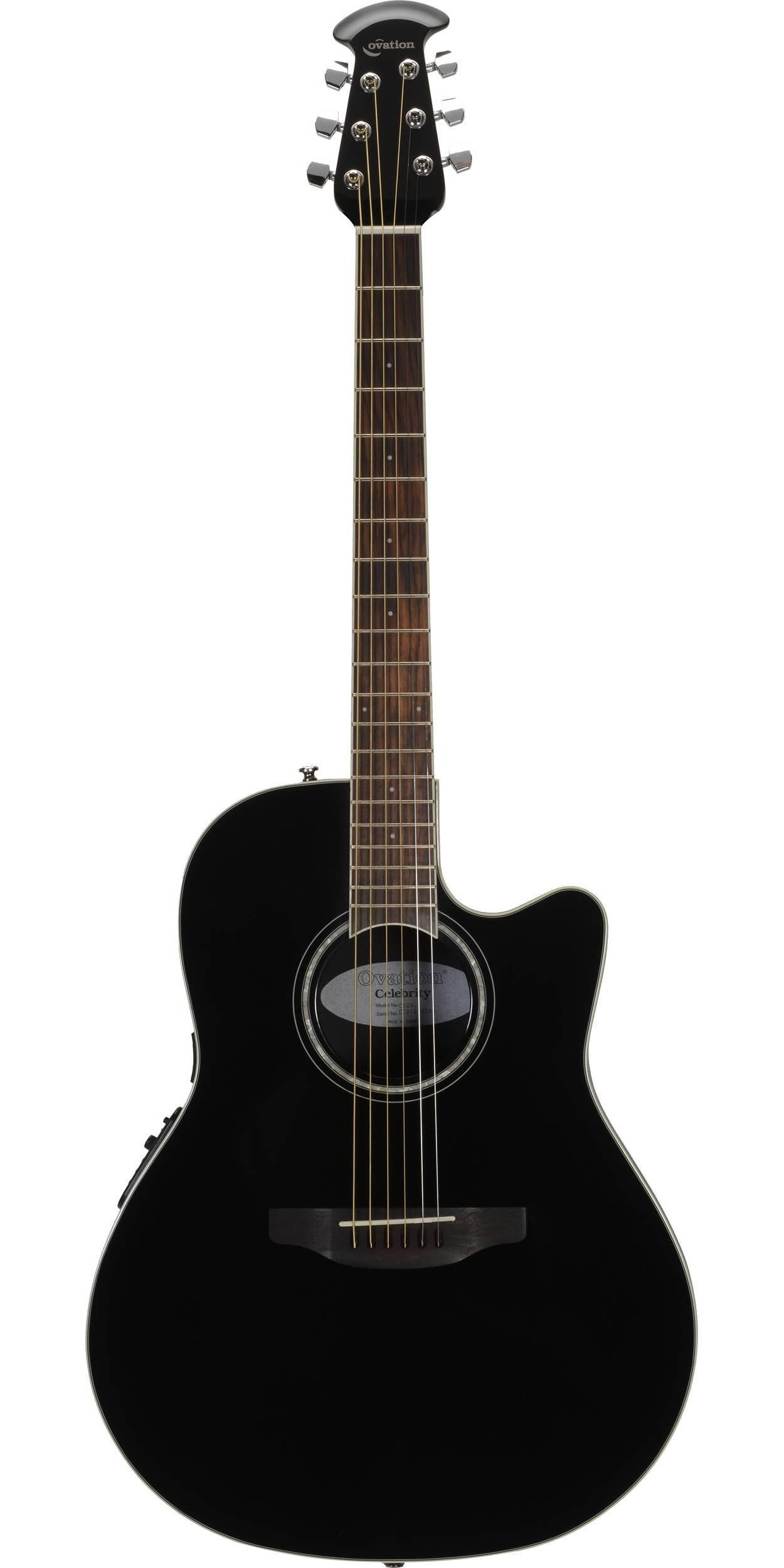 Электроакустическая гитара OVATION CS24-5 Celebrity Standard Mid Cutaway Black