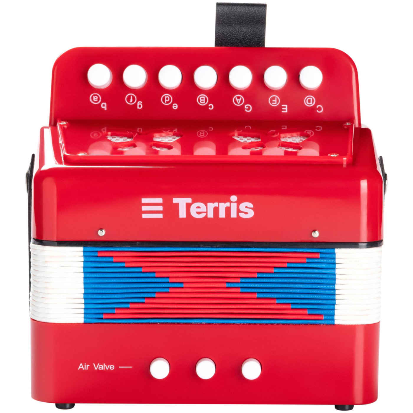 Гармошка детская TERRIS TB-7/2 RD-1