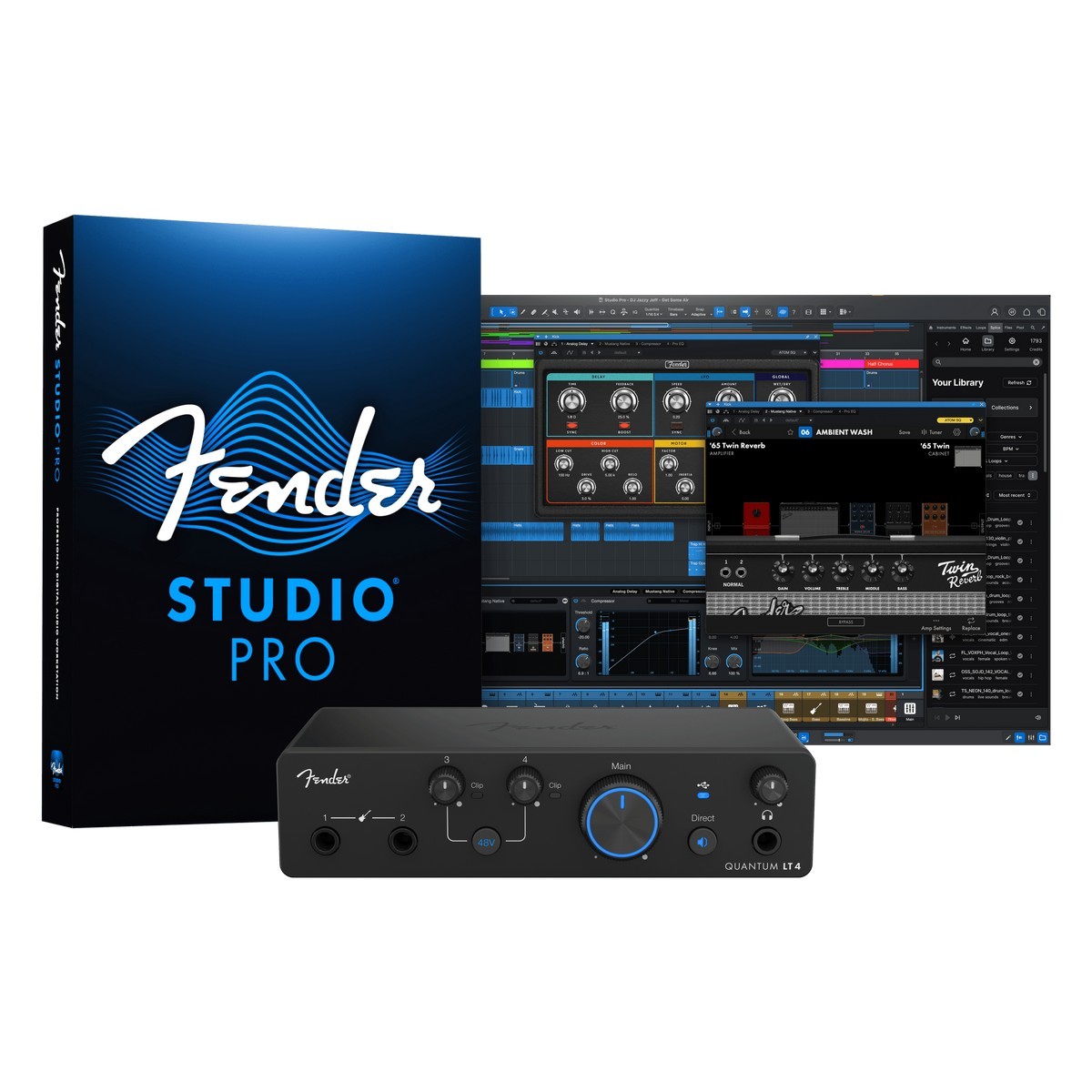 Аудиоинтерфейс FENDER QUANTUM LT4