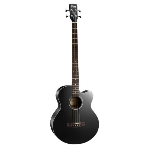 Акустическая бас-гитара Cort AB850F-BK-BAG Acoustic Bass Series