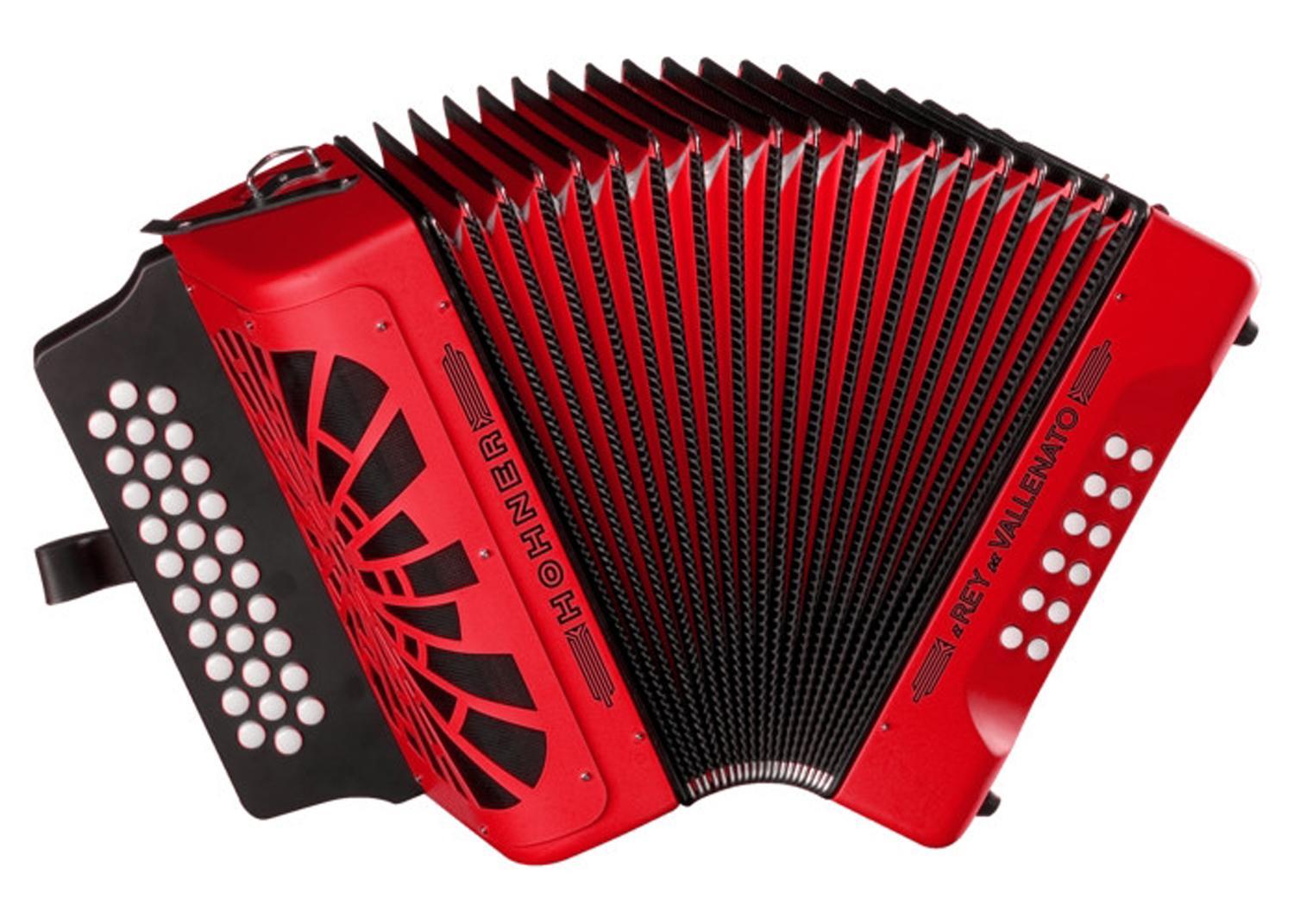 Баян HOHNER El Rey del Vallenato ADG, red (A4904)