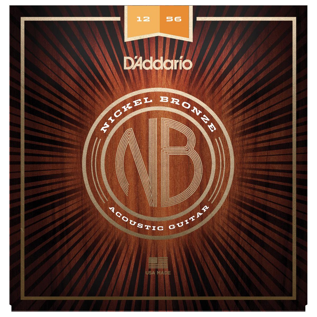 Струны для акустической гитары D'Addario NB1256