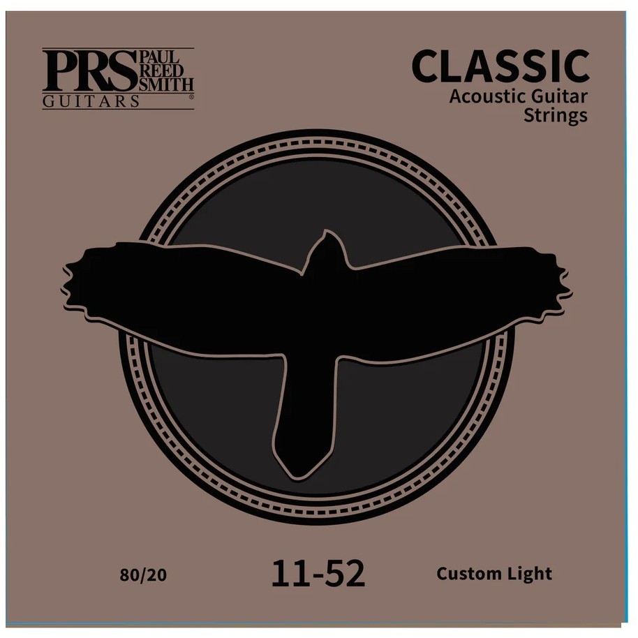 Струны для акустической гитары PRS Classic Acoustic 80/20, Custom Light, 11-52