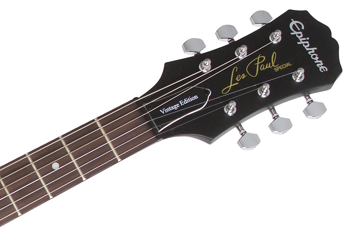 Электрогитара EPIPHONE Les Paul Special Satin E1 EBV Ebony Vintage