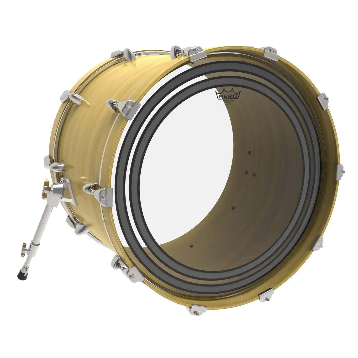 Пластик для барабана REMO PW-1324-00 BASS POWERSONIC CLEAR