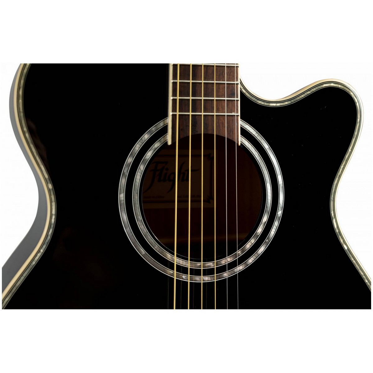 Акустическая гитара FLIGHT F-230 BLK PACK