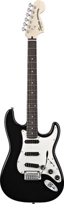 Электрогитара FENDER SQUIER DELUXE STRAT HOT RAILS BLACK