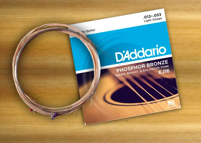 Струны для акустической гитары D'Addario EJ16-3D