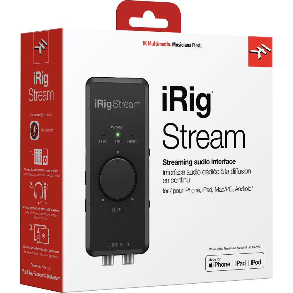 Аудиоинтерфейс IK Multimedia iRig-STREAM