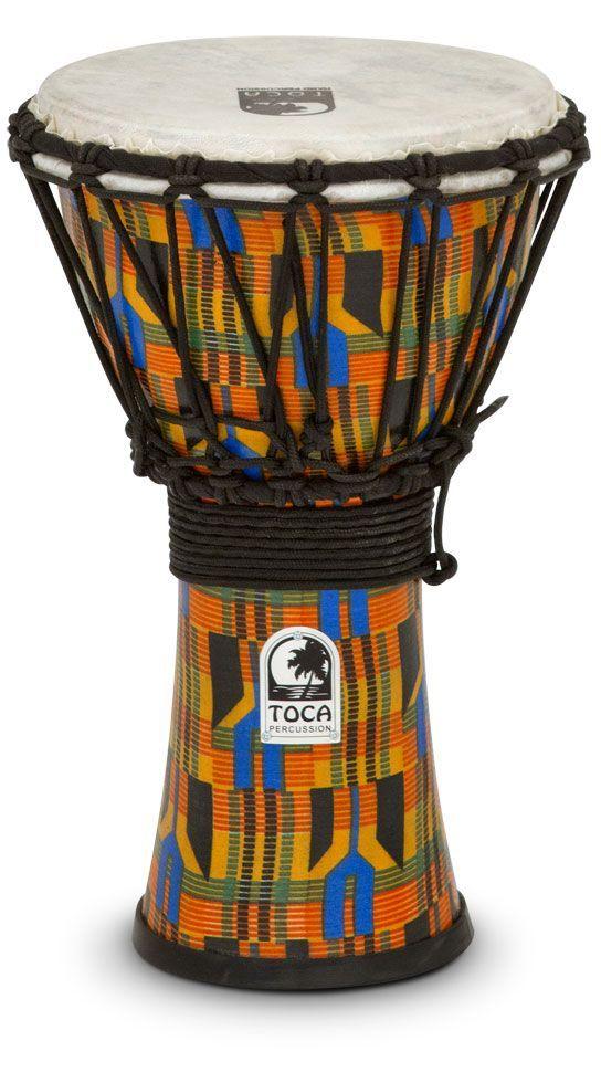 Джембе TOCA SFDJ-7K Djembe Freestyle Rope Tuned Kente Cloth