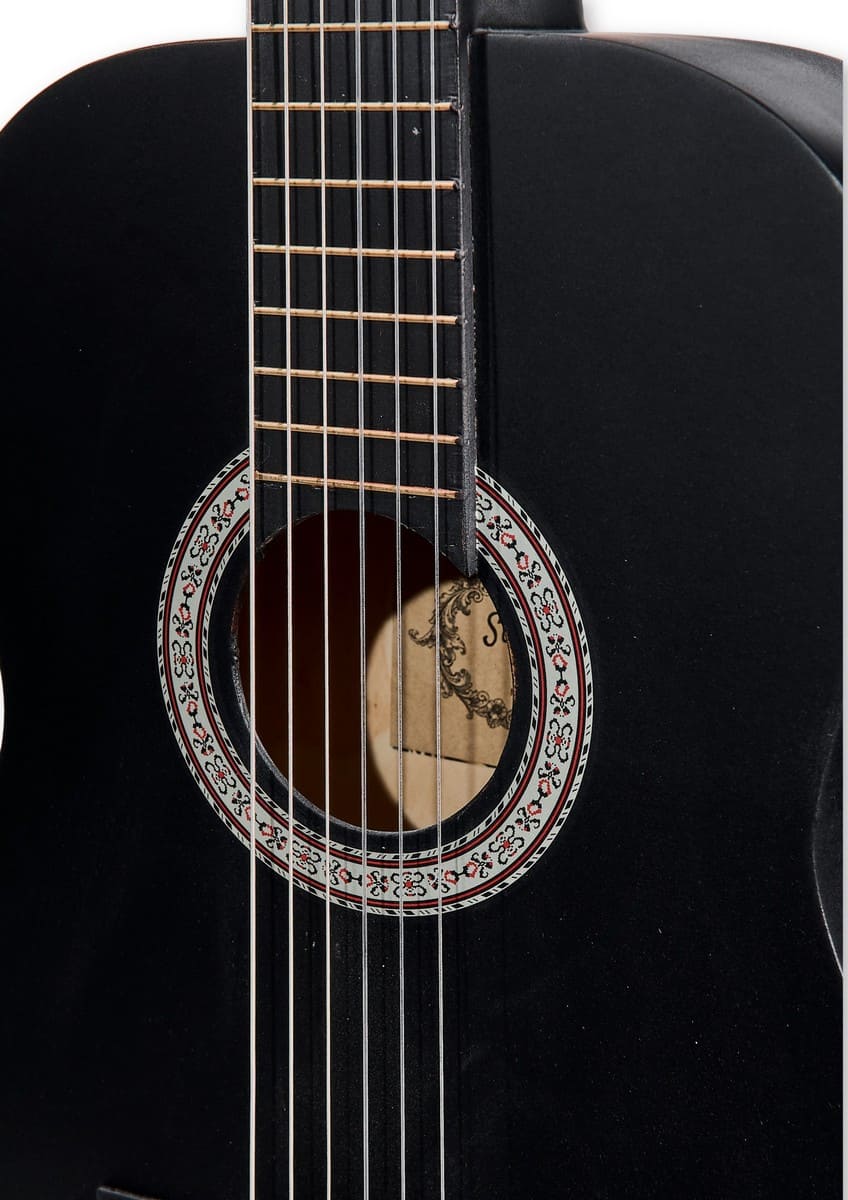 Классическая гитара комплект Stairtone C-39 SET BK