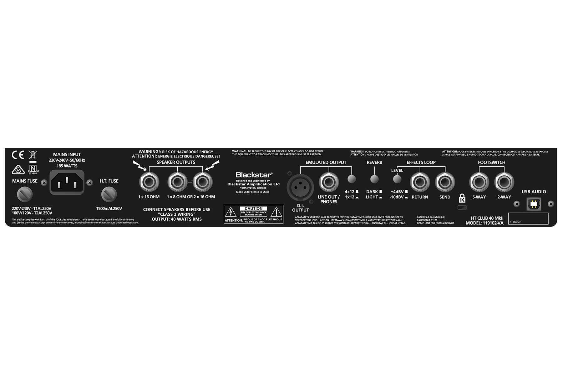 Комбоусилитель Blackstar HT CLUB 40 (MkII)