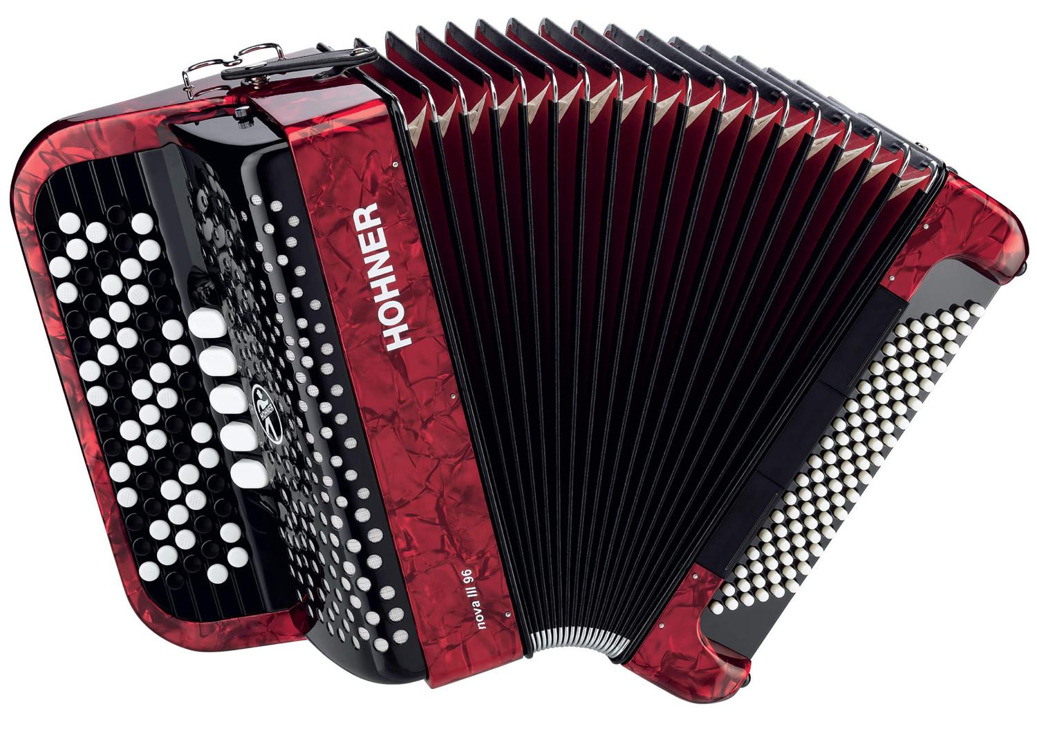 Баян HOHNER Nova III 96 (A4173) red