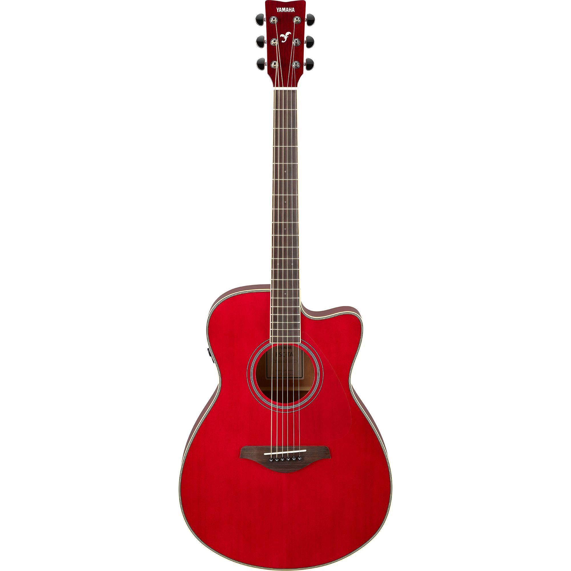 Трансакустическая гитара Yamaha FSC-TA RUBY RED