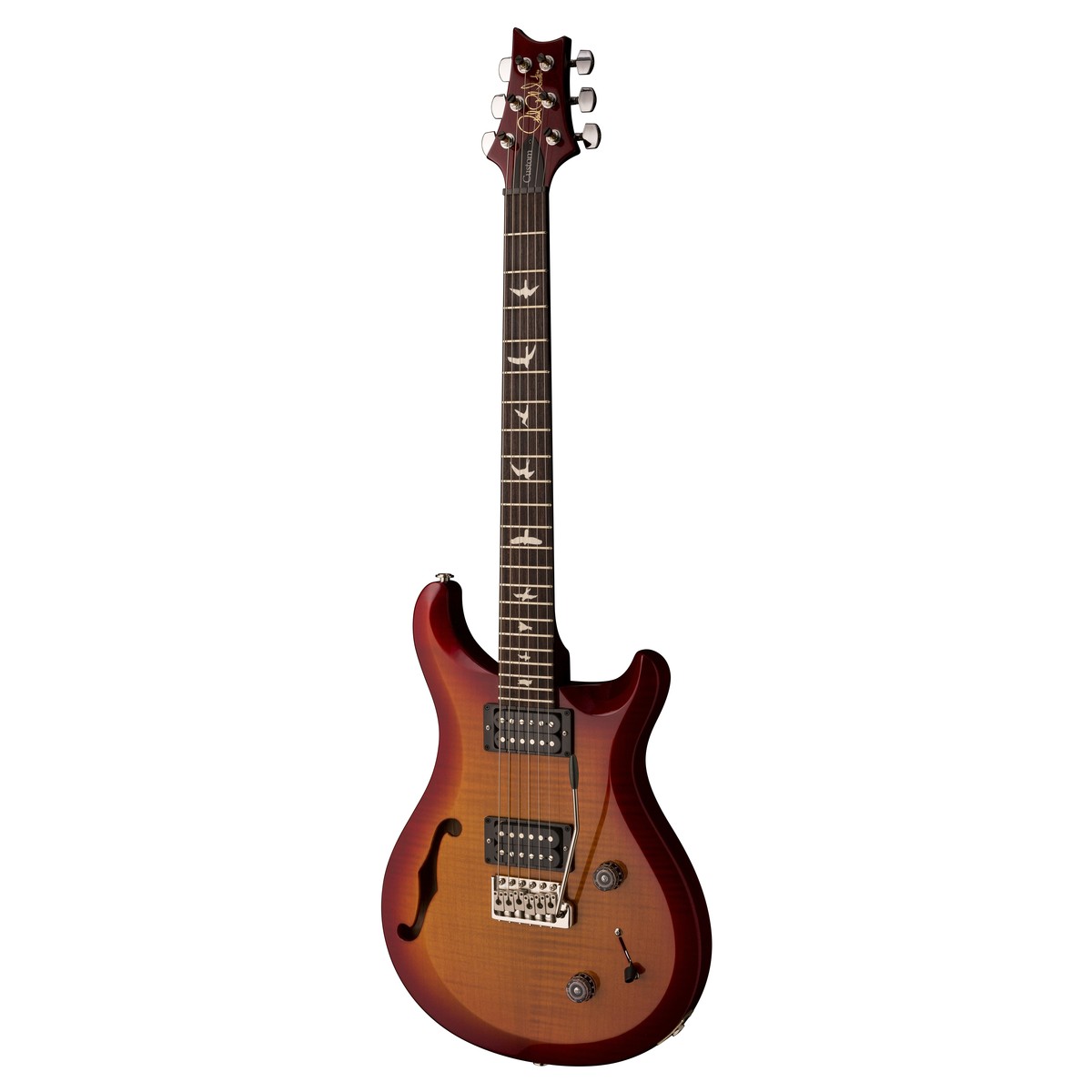 Электрогитара PRS S2 CUSTOM 22 SEMI-HOLLOW DARK CHERRY SUNBURST