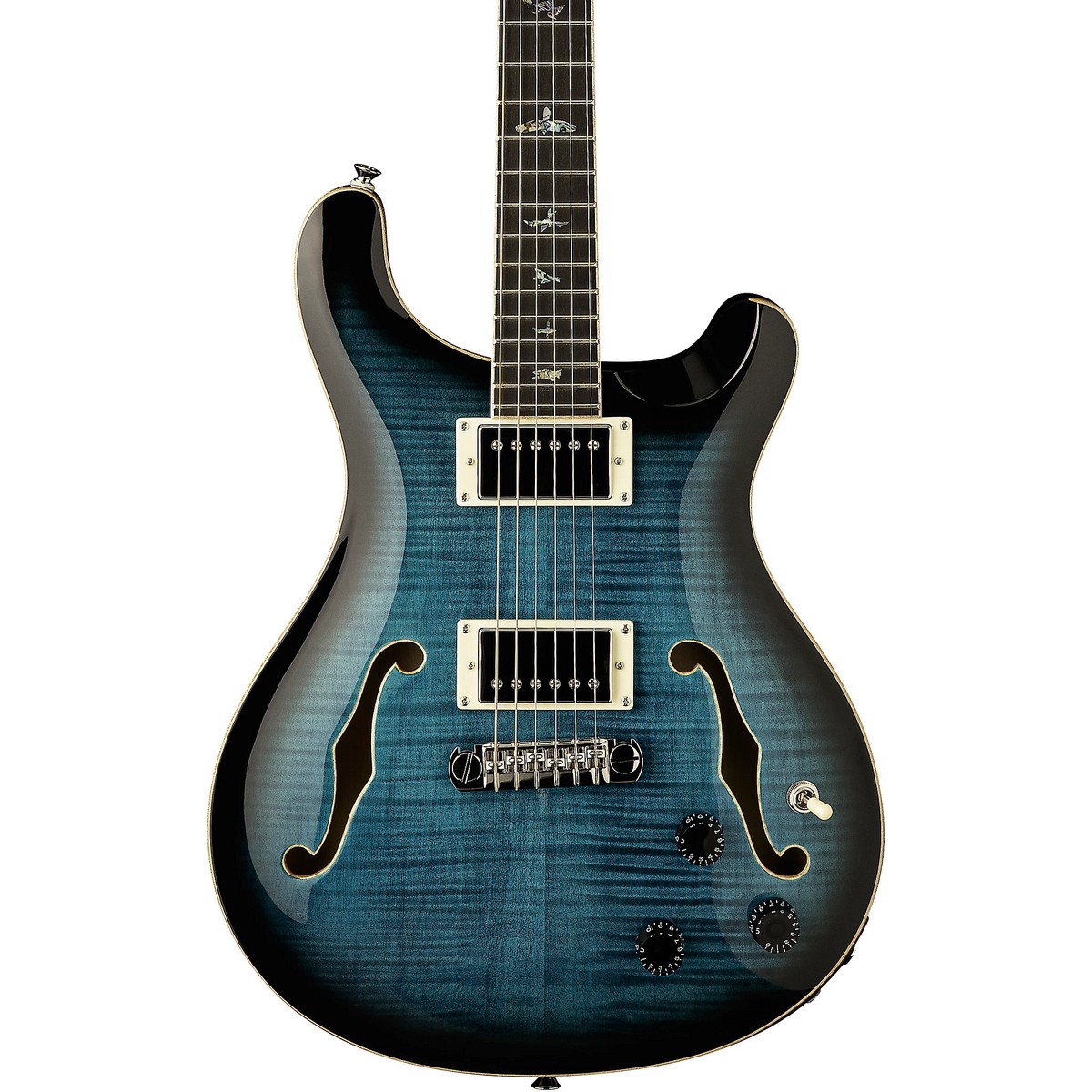 Электрогитара PRS SE Hollowbody-II Piezo, Peacock Blue Burst