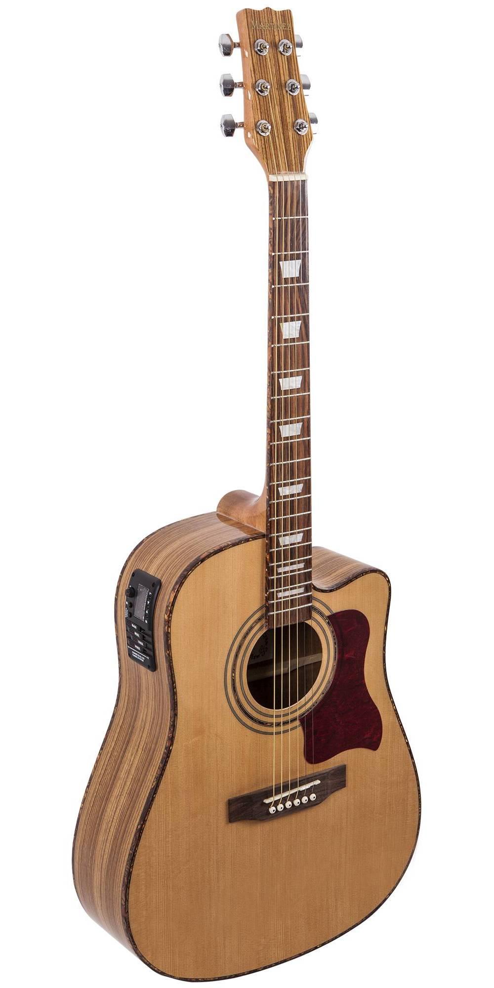 Электроакустическая гитара MARTINEZ W-124 BC/N
