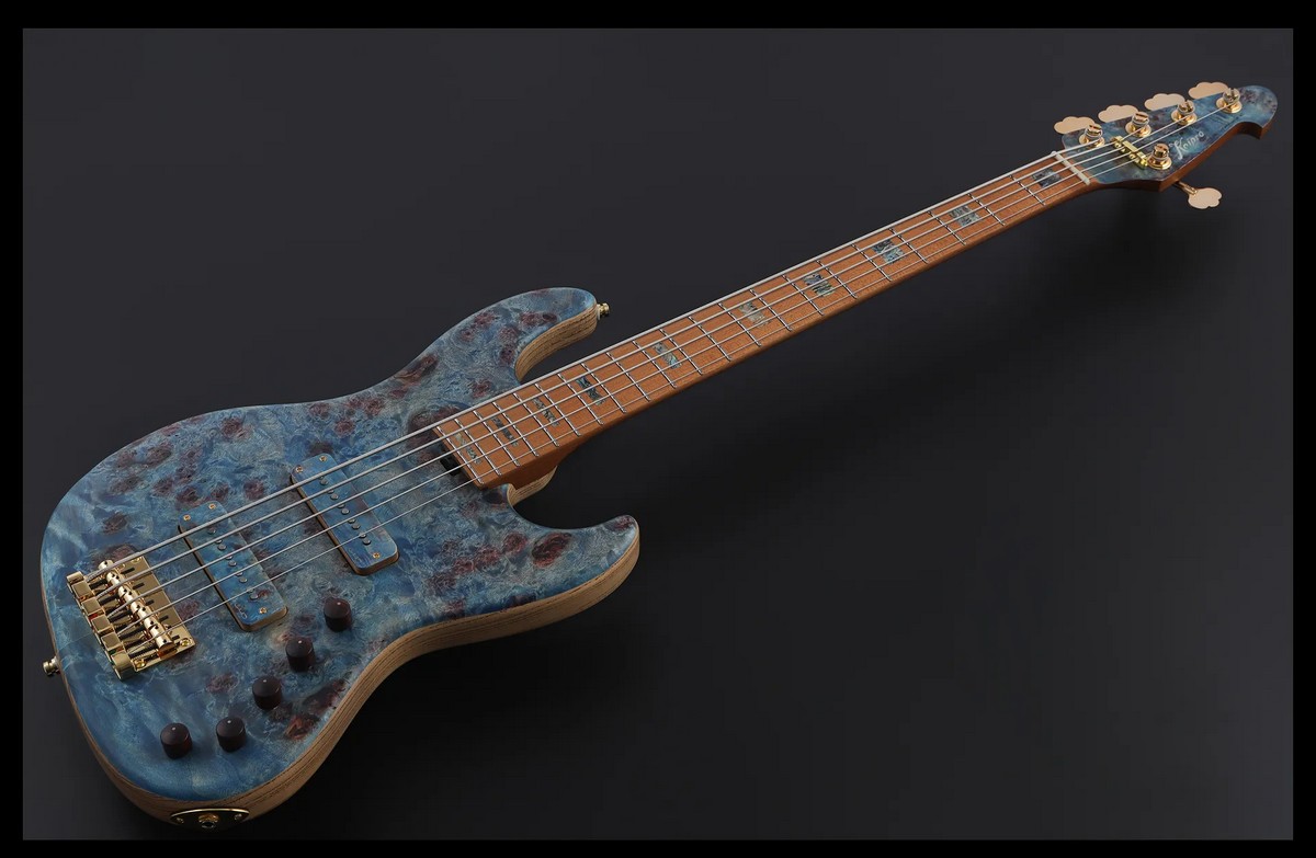 Бас-гитара KEIPRO KJBM5-Custom Premium ACT TBL