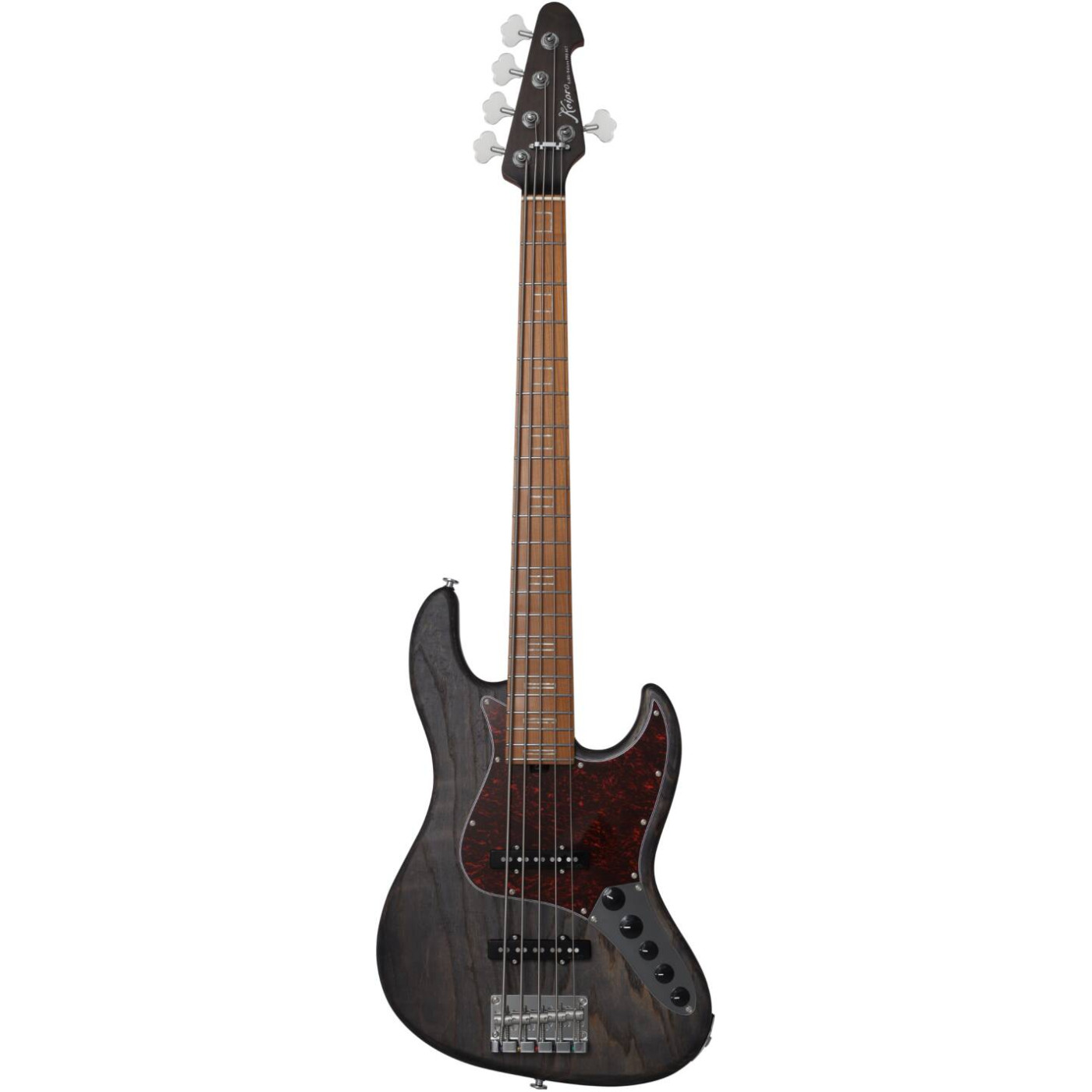 Бас-гитара KEIPRO KJB5-Deluxe PRO Ash-M ACT BK