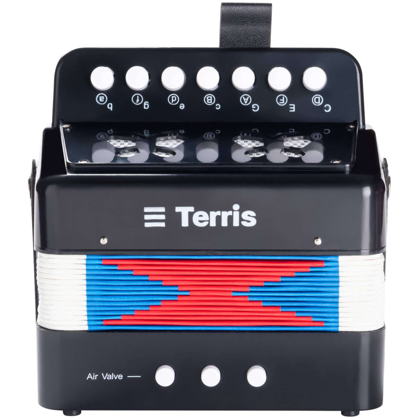 Гармошка детская TERRIS TB-7/2 BK-1