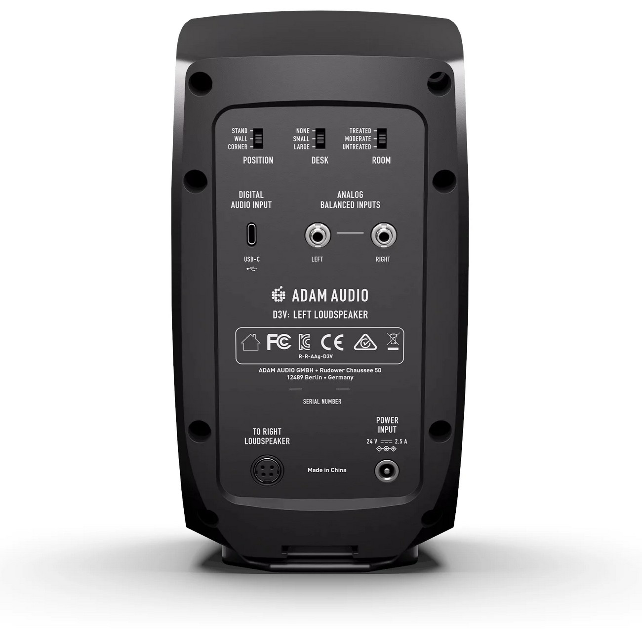 Студийные мониторы ADAM Audio D3V Black