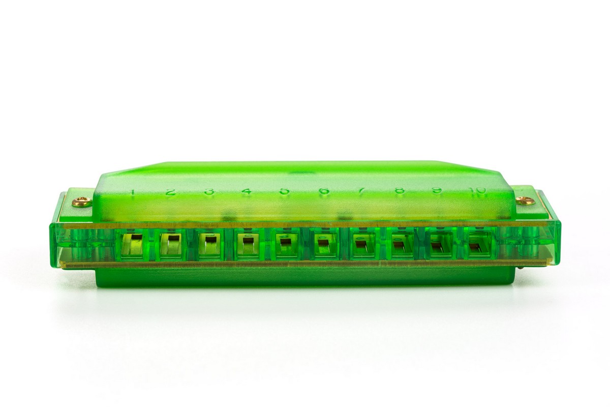 Губная гармошка HOHNER M1110G Translucent Green