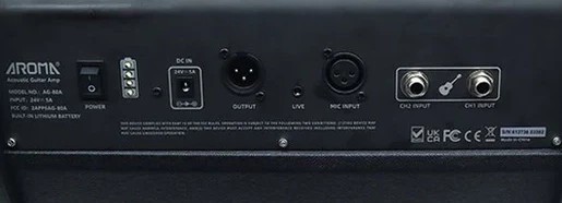 Комбоусилитель AROMA AG-80A BL